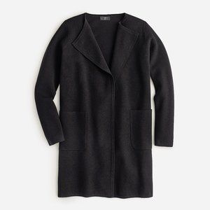 J Crew Juliette collarless sweater-blazer